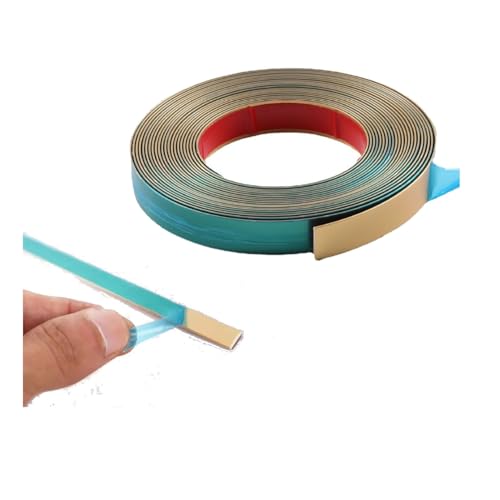 Zierleisten Selbstklebend Stuckleisten Decke Stuckleisten Wand Wandleisten Selbstklebend Leisten Deckenleisten Selbstklebend Peel and Stick Tiles Molding füR Kamin,Spiegelrahmen (Gold3.5mx1cm) von AiDeHuaKeJi