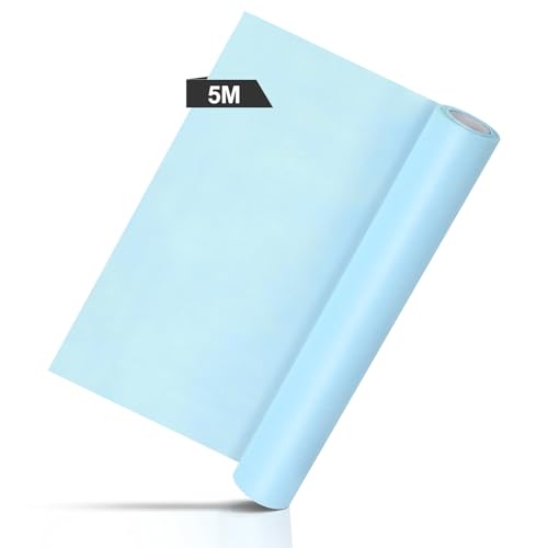 AiQInu 5M Tischläufer Blau, Tischdeko für Geburtstage, Dekoratives Tischläufer Modern, Table Runner Tischband von AiQInu