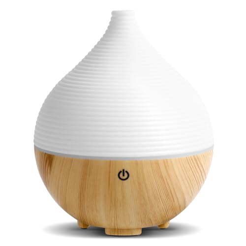 AiQInu Aroma Diffuser 160ml, Kleiner Ultraschall Aromatherapie Raumduft Diffusor für ätherische Öle mit 7-farbigem LED-Licht, BPA-Free, Automatischer Abschaltfunktion, Diffuser Luftbefeuchter für Zuha AiQInu Aroma Diffuser 160ml, Kleiner Ultraschall Aromatherapie Raumduft Diffusor für ätherische Öle mit 7-farbigem LED-Licht, BPA-Free, Automatischer Abschaltfunktion, Diffuser Luftbefeuchter für Zuha von AiQInu