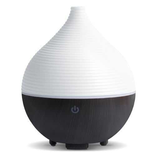 AiQInu Aroma Diffuser 160ml, Kleiner Ultraschall Aromatherapie Raumduft Diffusor für ätherische Öle mit 7-farbigem LED-Licht, BPA-Free, Automatischer Abschaltfunktion, Diffuser Luftbefeuchter für Zuha AiQInu Aroma Diffuser 160ml, Kleiner Ultraschall Aromatherapie Raumduft Diffusor für ätherische Öle mit 7-farbigem LED-Licht, BPA-Free, Automatischer Abschaltfunktion, Diffuser Luftbefeuchter für Zuha von AiQInu