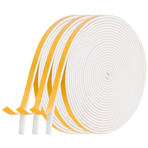 AiQInu Fensterdichtung Dichtungsband Selbstklebend,6mm(B) x3mm(D)/15m(L) Hohe Dichte Isolierung Moosgummi Abdichtband,Flammhemmend Schaumstoffband Türdichtung Fenster AiQInu Fensterdichtung Dichtungsband Selbstklebend,6mm(B) x3mm(D)/15m(L) Hohe Dichte Isolierung Moosgummi Abdichtband,Flammhemmend Schaumstoffband Türdichtung Fenster von AiQInu