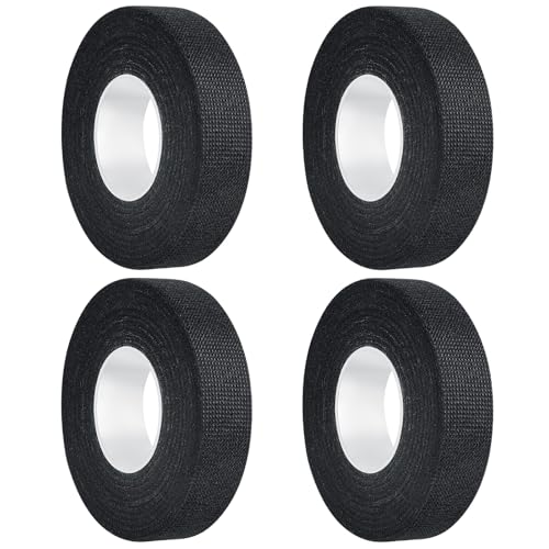 AiQInu Isolierband Schwarz,4 Rollen Selbstklebendes 19mm x 15m, KFZ Gewebeband, Temperaturbeständig, Abreißbares Klebeband für Elektronikreparatur AiQInu Isolierband Schwarz,4 Rollen Selbstklebendes 19mm x 15m, KFZ Gewebeband, Temperaturbeständig, Abreißbares Klebeband für Elektronikreparatur von AiQInu