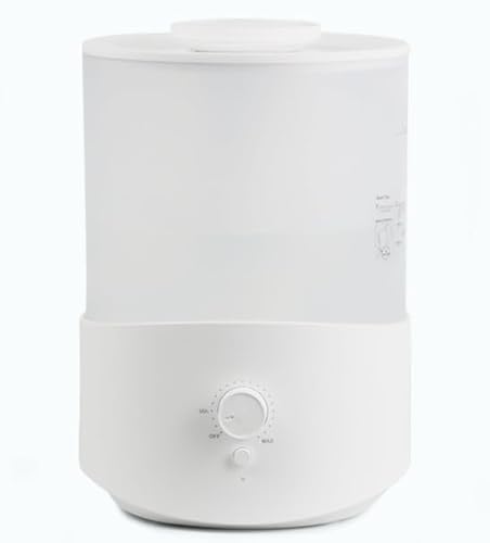 AiQInu Luftbefeuchter Schlafzimmer, 2.5L Luftbefeuchter Pflanzen, Humidifier mit Aroma Diffuser für ätherische Öle, Ultraschall Vernebler mit Kühlnebel, Nachtlicht, BPA Frei für Schlafzimmer, Nursery von AiQInu