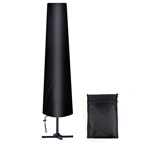 AiQInu Sonnenschirm Schutzhülle für Ø 300 cm, 210D Oxford-Gewebe Sonnenschirmhülle Schwarz mit Aufbewahrungstasche, Wetterfeste, UV-Beständiges, Schneesicher AiQInu Sonnenschirm Schutzhülle für Ø 300 cm, 210D Oxford-Gewebe Sonnenschirmhülle Schwarz mit Aufbewahrungstasche, Wetterfeste, UV-Beständiges, Schneesicher von AiQInu