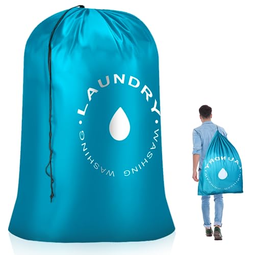 AiQInu Wäschebeutel Schmutzwäsche, Wäschesack Reise, Schmutzwäschebeutel Reise, Wäschebeutel Reise, Travel Laundry Bag, Wäscheraum für Schlafzimmer, Reisen, Hotel 60 x 85cm von AiQInu