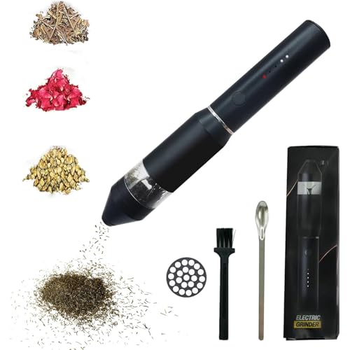 Verbesserte elektrische Mühle für Blütenknospen, AiTURE Electric Grinder Herb tragbare Handstauben, Gewürze/Getreide, integriert, wiederaufladbar und leicht zu reinigen. Verbesserte elektrische Mühle für Blütenknospen, AiTURE Electric Grinder Herb tragbare Handstauben, Gewürze/Getreide, integriert, wiederaufladbar und leicht zu reinigen. von AiTURE