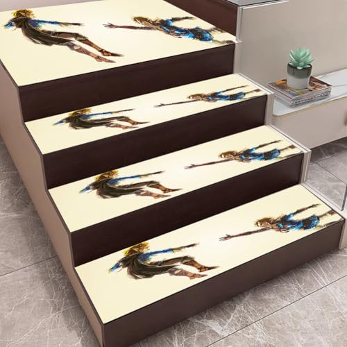 AiWLPTian 5-Teilige Treppenstufen, Pflegeleichte Schützende Treppenmatte Zelda Für Ältere Menschen, Kinder, Sicherheitsmatten Für Haustiere.,60 * 22cm AiWLPTian 5-Teilige Treppenstufen, Pflegeleichte Schützende Treppenmatte Zelda Für Ältere Menschen, Kinder, Sicherheitsmatten Für Haustiere.,60 * 22cm von AiWLPTian