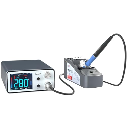 Aixun 200 W T3A Smart Lötstation unterstützt T12/T245 Griff für Motherboard PCB BGA Schweißreparatur Lötstation Werkzeuge (T3A-245-Senior + 3 Spitzen) von AiXun