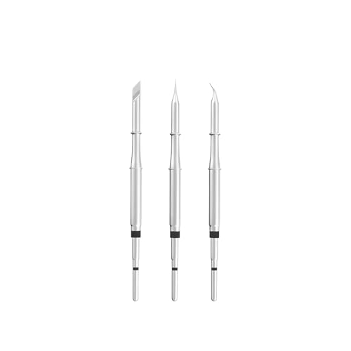 Aixun C210 C245 C115 Lötkolbenspitzen T12 Station Griff für JBC T210 T245 T115 Original Sugon T26 T26D bleifrei T3A T3B Kit (AIXUN Standard C115 3 Stück) von AiXun