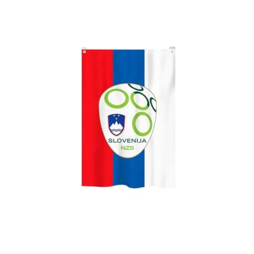 EM 2024 Teamflagge Hängende Flagge Poster Bar Schule Party Sportverein Schlafzimmer Wohnzimmer Dekoration Deutschland UEFA Euro Cup Fan Geschenk (Slowenische Teamflagge) von AiZicheng