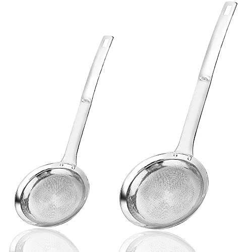 Schaumkelle Edelstahl, Schaumlöffel, Abseihlöffel, Spinnennetz-Schöpflöffel, frittierkelle, Spinnensieb Feines Sieb für Wok Zubehör, Filter Skims Fat Scum, Skimming Fett Schaum Schaumkelle Edelstahl, Schaumlöffel, Abseihlöffel, Spinnennetz-Schöpflöffel, frittierkelle, Spinnensieb Feines Sieb für Wok Zubehör, Filter Skims Fat Scum, Skimming Fett Schaum von Aiareozy