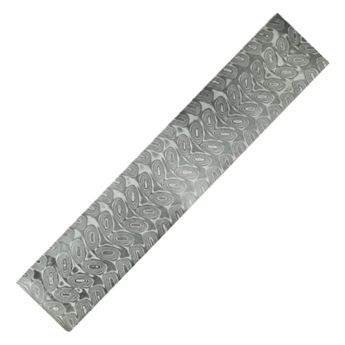 Aibote Handgefertigt VG10 Damaskus Edelstahl Bar für Messer Blanke Klinge Sch muckherstellung Besteckherstellung und für andere Herstellungszwecke (Paddy,160x30x3mm) von Aibote