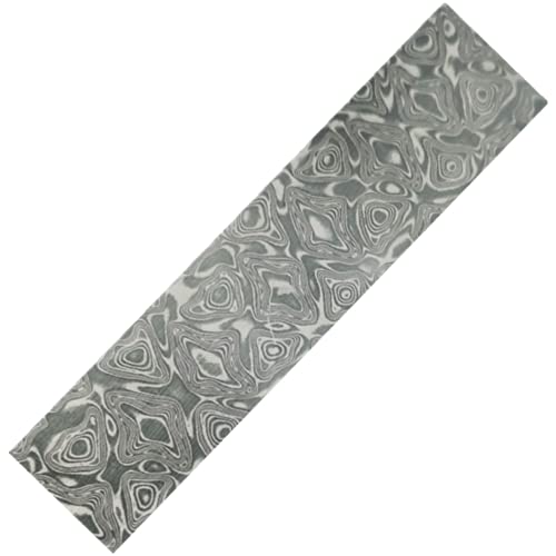 Aibote Handgefertigt VG10 Damaskus Edelstahl Bar für Messer Blanke Klinge Sch muckherstellung Besteckherstellung und für andere Herstellungszwecke (Schaum,220x30x3mm) von Aibote