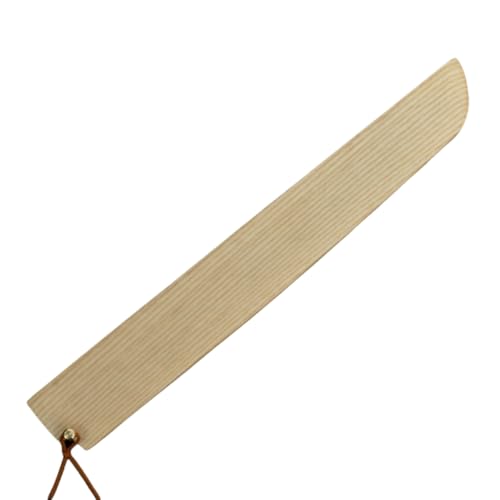 Aibote Handgefertigtes japanisches Sakimaru-Messeretui aus natürlichem Eschenholz, Holzabdeckung mit Messingstift, Kochmesser-Etui, Schutz (Sakimaru, 270 mm) von Aibote