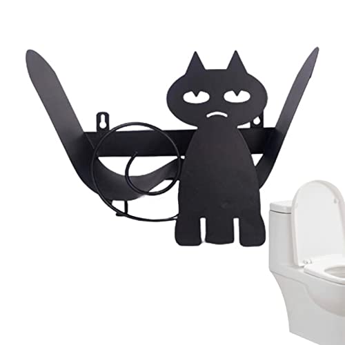 Aibyks Katzen-Toilettenpapierhalter, Toilettenpapierrollenhalter Aufbewahrung, 7 Rollen Toilettenpapierhalter Aufbewahrung, dekoratives Badezimmerzubehör von Aibyks