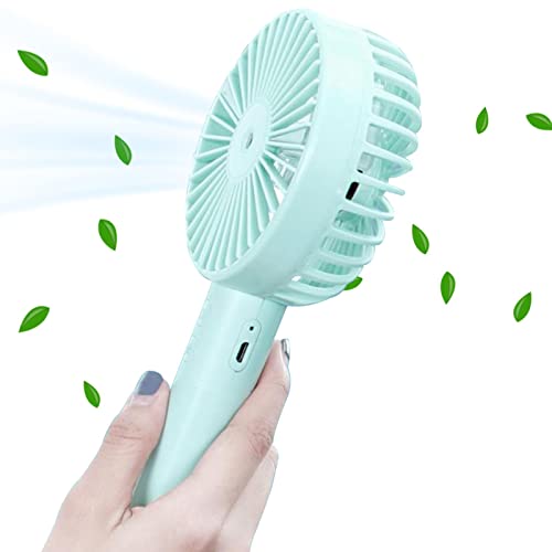 Aibyks Misting Fan Handheld, Lüfter mit Wassersprühnebel-Lüfter | Tragbarer Mister-Ventilator mit wiederaufladbarem Wassertank, Sprühwasserventilator, Ventilatoren für Reisen, Outdoor, Hikin von Aibyks