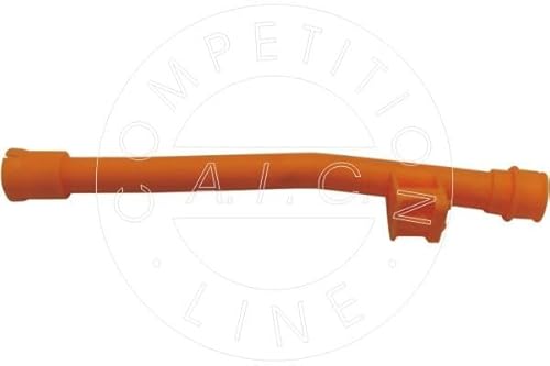 AIC Trichter, Ölpeilstab Orange passend für AUDI A4 B5 VW Passat A6 C5 B5.5 B6 SKODA von Aic