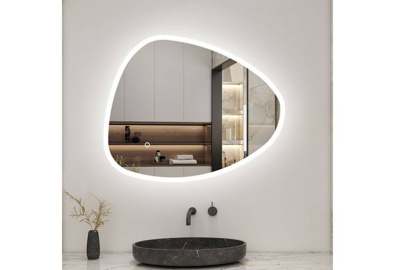 Aica Sanitär Badspiegel LED Badezimmerspiegel Beleuchtung mit Antibeschlag Rahmenloser Dimmbar von Aica Sanitär