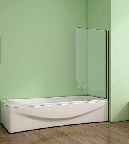 Aica Sanitär Duschwand für badewanne 75x140cm Aica Sanitär Badewannenaufsatz Duschabtrennung von Aica Sanitär