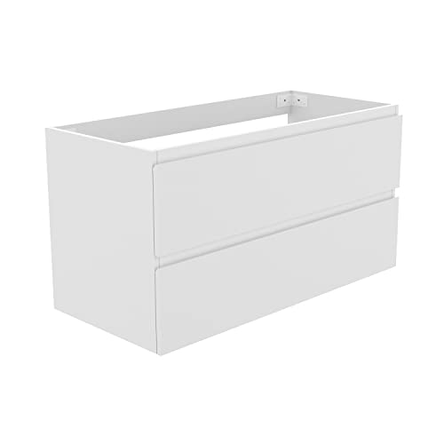Aica Sanitär Waschbeckenunterschrank 100 cm Unterschrank Waschtischunterschrank Weiß von Aica Sanitär