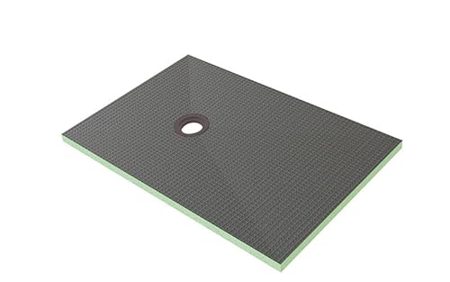 Duschtasse Duschelement befliesbar bodeneben Duschboard Gefälleplatte Bauplatte/XPS Platte 140x80cm von Aica Sanitär