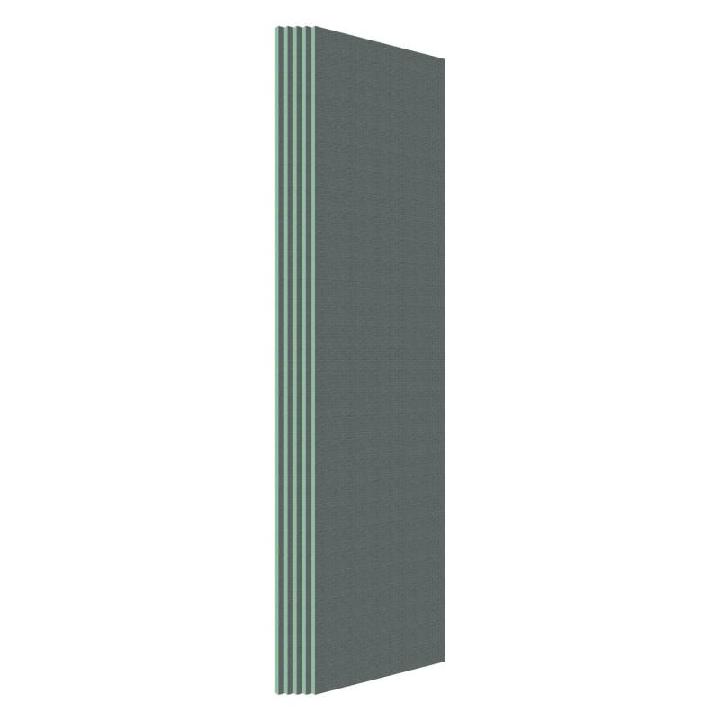 AICA 2500x600x25mm Bauplatte XPS 5er-Pack Fliesenplatte Hartschaum Verrottungsbeständiger Dämmplatte Ausgleichplatte von Aica