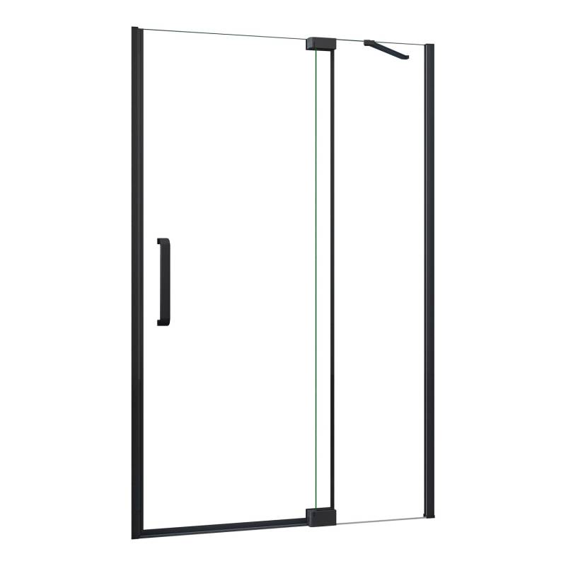 AICA Duschtür Nischentür B.120cm x H.195cm Duschabtrennung Schwarz Drehtür 8mm NANO Glas Duschkabinen AICA Duschtür Nischentür B.120cm x H.195cm Duschabtrennung Schwarz Drehtür 8mm NANO Glas Duschkabinen von Aica