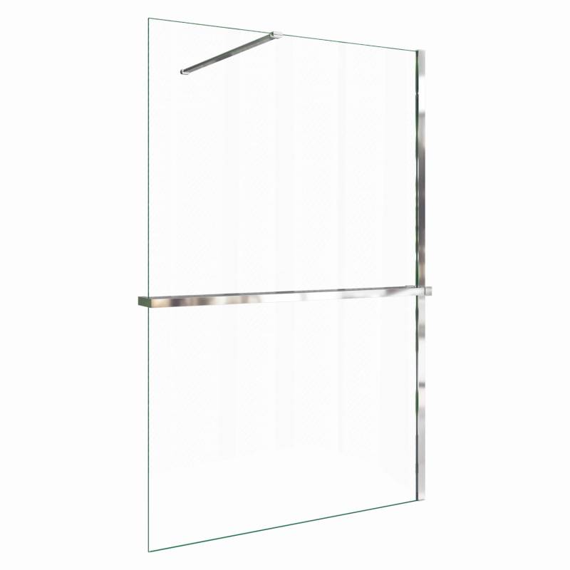 AICA Walk In 80x200cm Duschwand mit Stabilisator 8mm NANO ESG-Glas mit Duschregal Handtuchhalter Duschtrennwand F129 AICA Walk In 80x200cm Duschwand mit Stabilisator 8mm NANO ESG-Glas mit Duschregal Handtuchhalter Duschtrennwand F129 von Aica