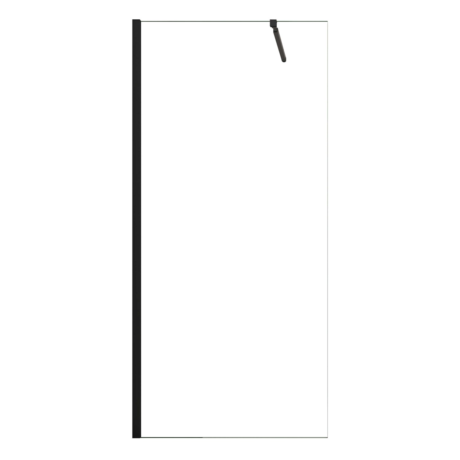AICA Walk In Schwarzrahmen Duschkabine B.40 x H.200cm Duschwand mit Flexiblen Stabilisatoren 10mm NANO ESG-Glas Duschtrennwand F084B AICA Walk In Schwarzrahmen Duschkabine B.40 x H.200cm Duschwand mit Flexiblen Stabilisatoren 10mm NANO ESG-Glas Duschtrennwand F084B von Aica