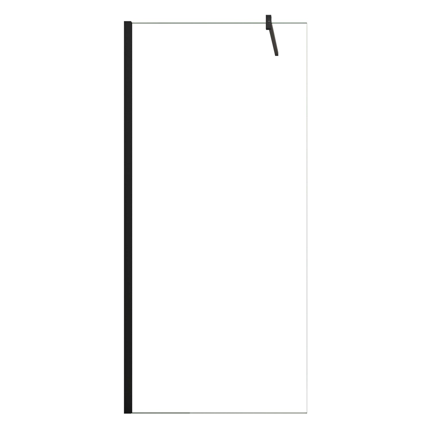 AICA Walk In Schwarzrahmen Duschkabine B.50 x H.200cm Duschwand mit Stabilisator 10mm NANO ESG-Glas Duschtrennwand F131B AICA Walk In Schwarzrahmen Duschkabine B.50 x H.200cm Duschwand mit Stabilisator 10mm NANO ESG-Glas Duschtrennwand F131B von Aica