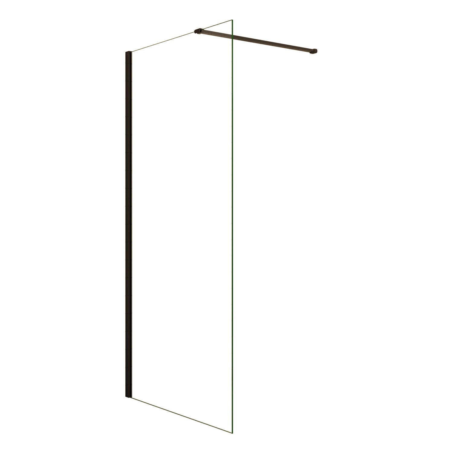 AICA Walk In Schwarzrahmen Duschwand B.40cm x H.200cm mit Stabilisator 8mm NANO ESG-Glas Duschtrennwand F130B AICA Walk In Schwarzrahmen Duschwand B.40cm x H.200cm mit Stabilisator 8mm NANO ESG-Glas Duschtrennwand F130B von Aica
