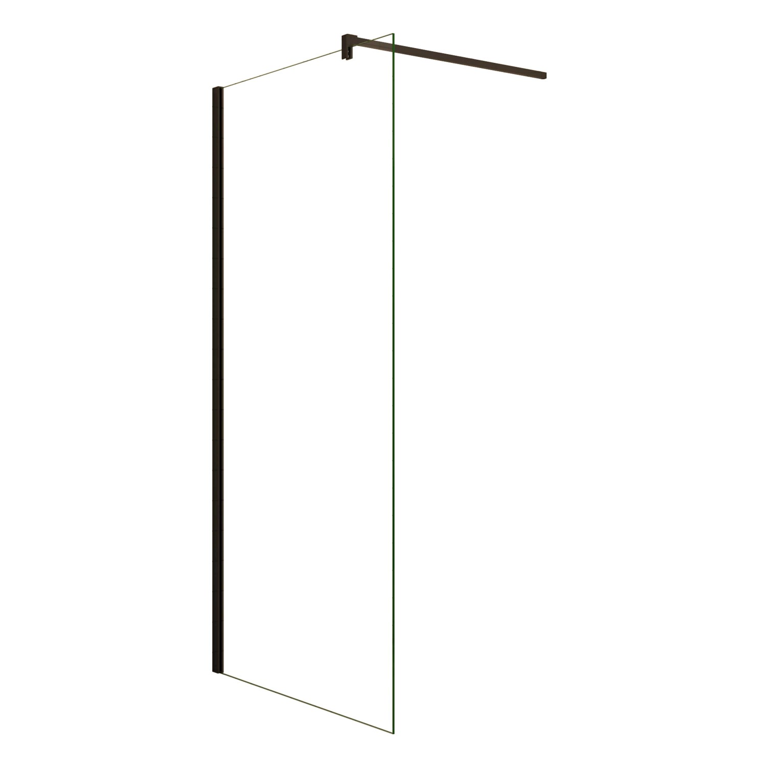 AICA Walk In Schwarzrahmen Duschwand B.40cm x H.200cm mit Stabilisator 8mm NANO ESG-Glas Duschtrennwand F132B AICA Walk In Schwarzrahmen Duschwand B.40cm x H.200cm mit Stabilisator 8mm NANO ESG-Glas Duschtrennwand F132B von Aica