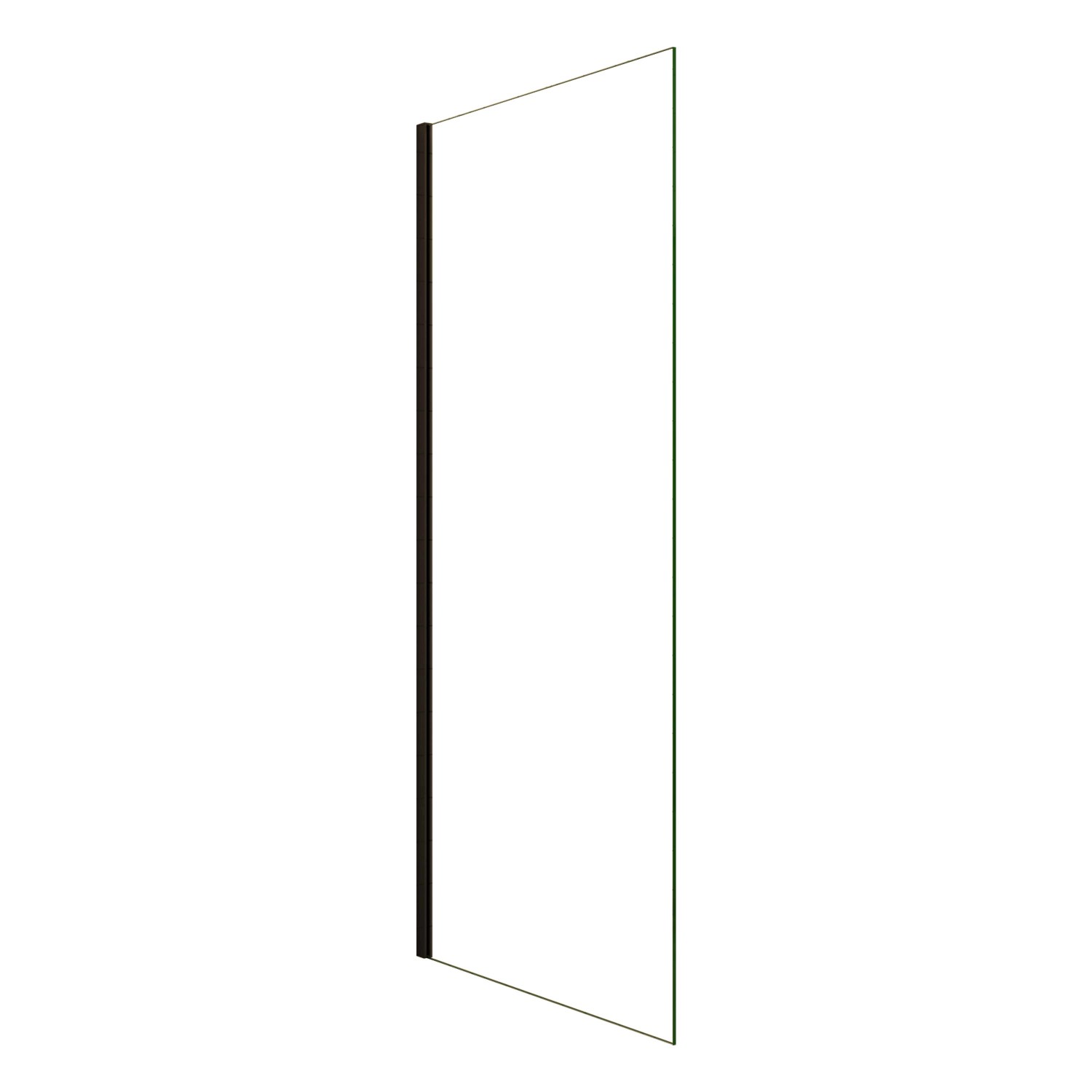 AICA Walk In Schwarzrahmen Duschwand B.50 x H.200cm 8mm NANO ESG Glas Duschabtrennung Duschtrennwand AICA Walk In Schwarzrahmen Duschwand B.50 x H.200cm 8mm NANO ESG Glas Duschabtrennung Duschtrennwand von Aica