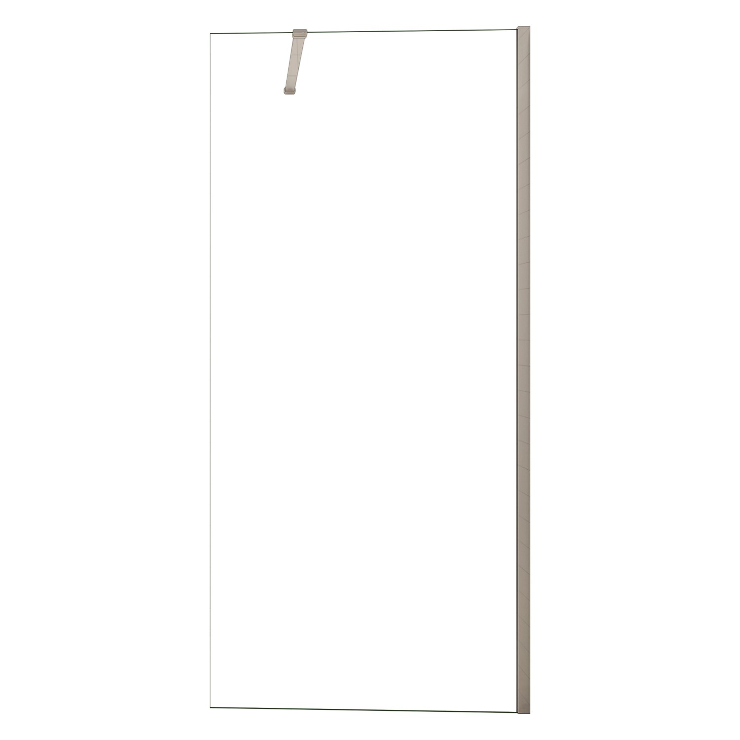AICA Walk in Duschkabine B.40 x H.200cm Duschwand mit Stabilisator 8mm NANO ESG Glas Duschabtrennung Duschtrennwand F129 AICA Walk in Duschkabine B.40 x H.200cm Duschwand mit Stabilisator 8mm NANO ESG Glas Duschabtrennung Duschtrennwand F129 von Aica
