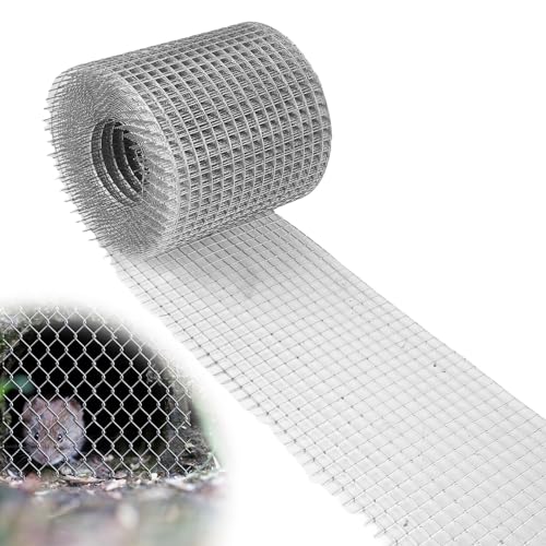 10cm x 6m Drahtgitter, Nagetier Drahtgeflecht Volierendraht Feuerverzinkt Rattenschutzdraht Metallgeflecht um Zugang von Mäusen Eichhörnchen und Vögeln zu Clockieren und für Heimwerker Gartenza von Aicharynic