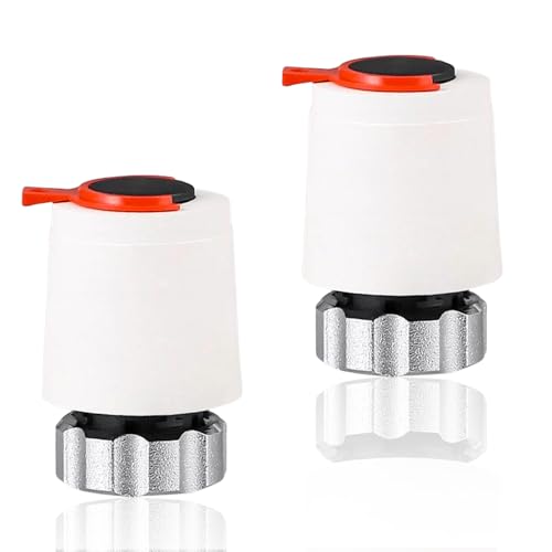 2 Stück Stellantrieb Fussbodenheizung 230V, M30x1,5 (Stromlos Geschlossen) Thermischer Stellantrieb Thermoelektrischer Stellmotor Stellmotor Fussbodenheizung Fußbodenheizung Ventil Stellantrieb von Aicharynic