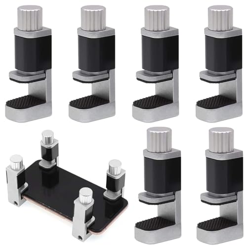 6 Stück Verstellbare Metallklammerbefestigung: LCD Display Klemme Befestigung LCD Bildschirm Phone Screen Repair Tools Einstellbare Reparaturwerkzeug Clip für Smartphone Computer Laptop Tablet von Aicharynic