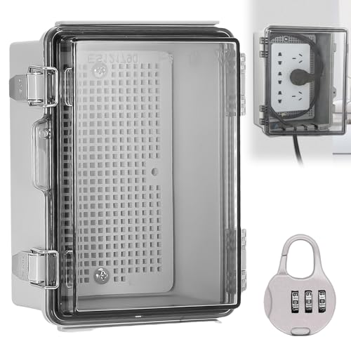 Anschlussdose Wasserdicht IP66: Verteilerkasten Aufputz, ABS Elektrisches Anschlusskästen, Außenverteilerdose, Transparentes Schaltschrank Außen mit Wandmontagezubehör Und Schloss, 220 * 170 * 110mm Anschlussdose Wasserdicht IP66: Verteilerkasten Aufputz, ABS Elektrisches Anschlusskästen, Außenverteilerdose, Transparentes Schaltschrank Außen mit Wandmontagezubehör Und Schloss, 220 * 170 * 110mm von Aicharynic