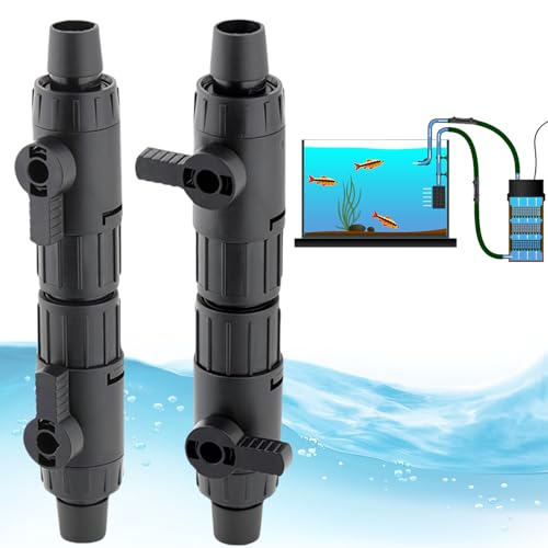 Aquarium Schlauchventil, 2 Stück Aquariumschlauchventil Wasserflussregelventil Schlauchverbinder Anschluss12 mm zu 16 mm Aquarium Wasser Durchfluss Regelventil Aquarium Schlauch Ventil Aquarium Schlauchventil, 2 Stück Aquariumschlauchventil Wasserflussregelventil Schlauchverbinder Anschluss12 mm zu 16 mm Aquarium Wasser Durchfluss Regelventil Aquarium Schlauch Ventil von Aicharynic