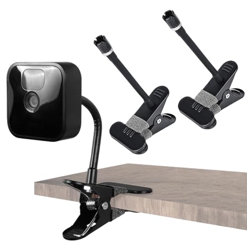 2 Pack Flexible Halterungen: Kamerahalterung Metall Klemmhalterung Flexible Halterung Flexible Clip Clamp Mount für Blink XT/XT2 Blink, Mini und Blink New Blink Outdoor/Indoor von Aicharynic