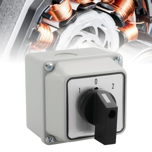Universal-Drehschalter, Drehnockenwahlschalter SZW26-20/660V 20A, Universal Rotary Cam Selector Wechsler Schalter Nockenschalter 3 Positionen 3 Phasen 12 Klemmen, CE, mit Master Switch Außenbox Universal-Drehschalter, Drehnockenwahlschalter SZW26-20/660V 20A, Universal Rotary Cam Selector Wechsler Schalter Nockenschalter 3 Positionen 3 Phasen 12 Klemmen, CE, mit Master Switch Außenbox von Aicharynic