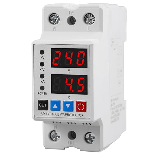 Unterspannungsschutz 230V 63A Relais des Unterspannungsschutzgerät Spannungsstabilisator Stromzähler Hutschiene 2-Phase für die Installation der Führungsschiene Spannungsüberwachungsrelais Unterspannungsschutz 230V 63A Relais des Unterspannungsschutzgerät Spannungsstabilisator Stromzähler Hutschiene 2-Phase für die Installation der Führungsschiene Spannungsüberwachungsrelais von Aicharynic
