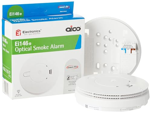 Aico Ei146e Optischer Rauchmelder, Wechselstromnetzteil und 9-V-Alkaline-Batterie-Backup. Aico Ei146e Optischer Rauchmelder, Wechselstromnetzteil und 9-V-Alkaline-Batterie-Backup. von Aico