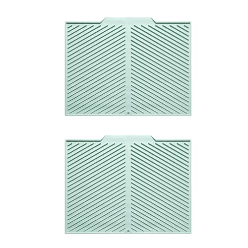 2 Stück Kaffeemaschine Abtropfmatte, Silikon Abtropftablett Matte für Geschirr, Hitzebeständig Anti-Verbrühungs Matte Anti-Rutsch Wasserdicht Abtropfmatte Trockenmatte Spülbeckenmatte für Küche (A, M) 2 Stück Kaffeemaschine Abtropfmatte, Silikon Abtropftablett Matte für Geschirr, Hitzebeständig Anti-Verbrühungs Matte Anti-Rutsch Wasserdicht Abtropfmatte Trockenmatte Spülbeckenmatte für Küche (A, M) von AidSci