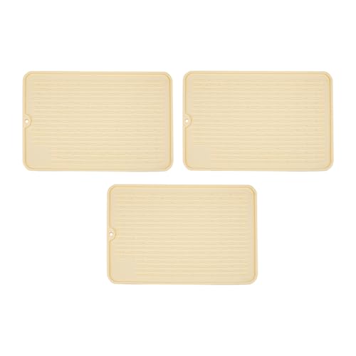 3 Stück Kaffeemaschine Abtropfmatte, Silikon Abtropftablett Matte für Geschirr, Hitzebeständig Anti-Verbrühungs Matte Anti-Rutsch Wasserdicht Abtropfmatte Trockenmatte Spülbeckenmatte für Küche (E, S) 3 Stück Kaffeemaschine Abtropfmatte, Silikon Abtropftablett Matte für Geschirr, Hitzebeständig Anti-Verbrühungs Matte Anti-Rutsch Wasserdicht Abtropfmatte Trockenmatte Spülbeckenmatte für Küche (E, S) von AidSci