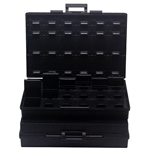 2 Einheiten AideTek BOX-ALL-48 48 Fächer ESD Safe Antistatik Mülleimer Gehäuse für Aufputzmontage IC Chips Diode Transistor Versand aus China von AideTek