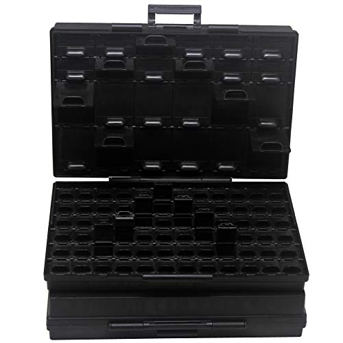 AideTek BOXALL96AS 96 Deckel antistatisch ESD Safe Gehäuse SMD SMT IC Diode Teile Organizer Transistor, 2 Stück Versand aus China von AideTek