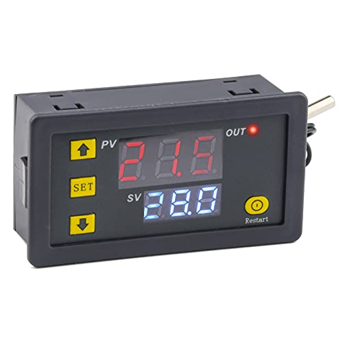 Aideepen W3230 20A DC 12V Digitales Thermostat Digitaler Temperaturregler Regler Heizung Kühlung Steuerung Thermometer Instrument von Aideepen