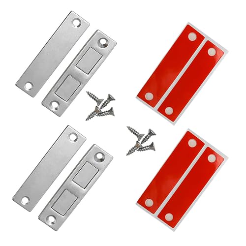 Magnete für Schranktüren, Türmagnet Magnet Selbstklebend, Ultra Dünn Türmagnete, Magnetschnäpper Stark Türschließer Doppelt Magnete, 2 Stück Magnete für Schranktüren, Türmagnet Magnet Selbstklebend, Ultra Dünn Türmagnete, Magnetschnäpper Stark Türschließer Doppelt Magnete, 2 Stück von Aidqxbaoer