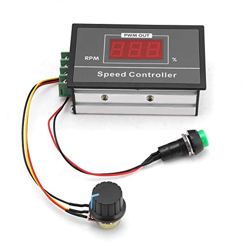 Aigend Motorsteuerung - DC 6-60V 12V 24V 36V 48V 30A PWM DC Motorsteuerung Start-Stopp-Schalter von Aigend